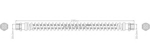 Тормозной шланг REMKAFLEX 3366
