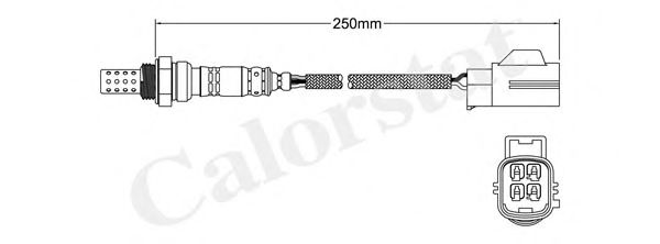 Лямбда-зонд CALORSTAT by Vernet LS140697