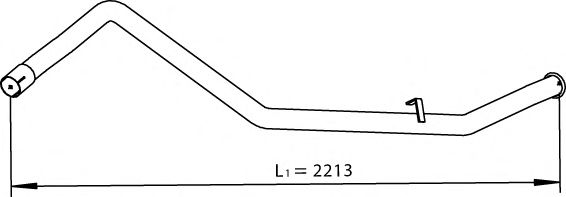 Труба выхлопного газа ZARA 433