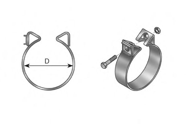 Клемма, система выпуска DINEX 68819