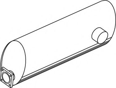 Средний / конечный глушитель ОГ DINEX 44362