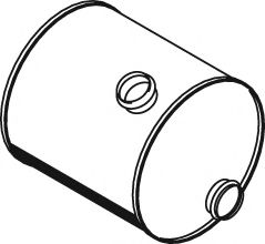 Средний / конечный глушитель ОГ DINEX 24353