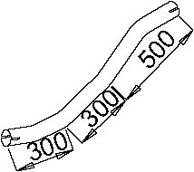 Труба выхлопного газа IMASAF 4414