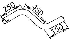 Труба выхлопного газа IMASAF 4175