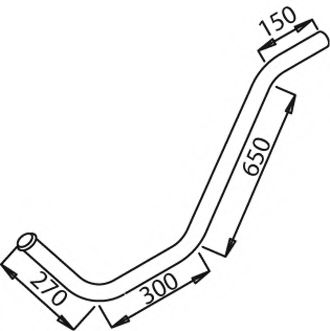 Труба выхлопного газа ZARA 9023