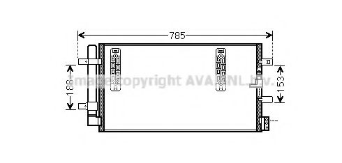 Конденсатор, кондиционер AVA QUALITY COOLING AIA5297D