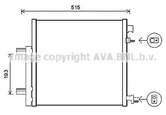 Конденсатор, кондиционер AVA QUALITY COOLING DWA5140D