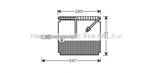 Испаритель, кондиционер AVA QUALITY COOLING HDV199