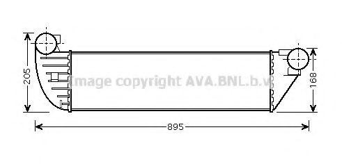 Интеркулер AVA QUALITY COOLING RT4390