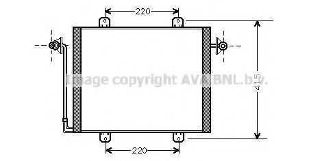 Конденсатор, кондиционер AVA QUALITY COOLING RT5190