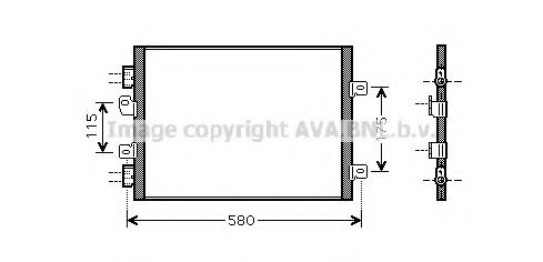 Конденсатор, кондиционер AVA QUALITY COOLING RT5341