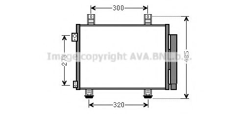 Конденсатор, кондиционер AVA QUALITY COOLING SZA5117D