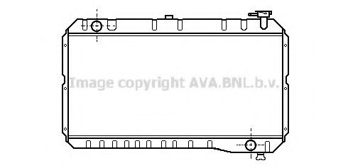 Радиатор, охлаждение двигателя AVA QUALITY COOLING TO2084