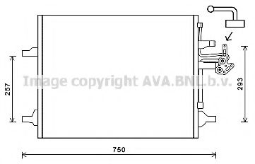 Конденсатор, кондиционер AVA QUALITY COOLING VO5166D