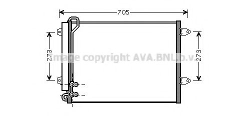 Конденсатор, кондиционер AVA QUALITY COOLING VWA5225D