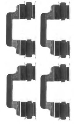 Комплектующие, колодки дискового тормоза MGA A283