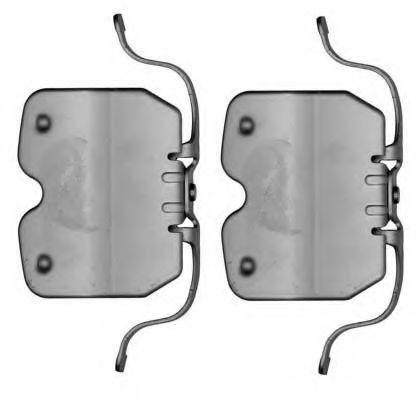 Комплектующие, колодки дискового тормоза MGA A320