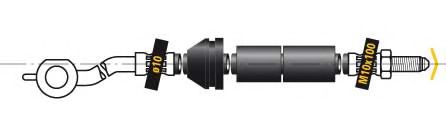 Тормозной шланг MGA F6029