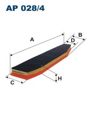 Воздушный фильтр FILTRON AP028/4
