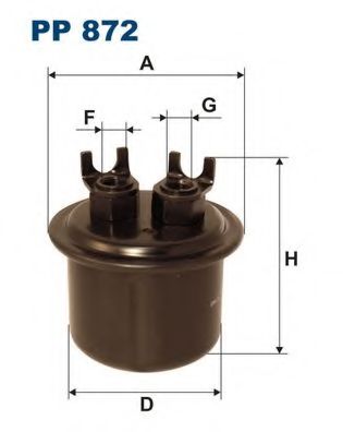 Топливный фильтр FILTRON PP872