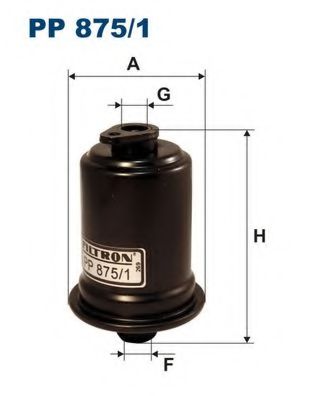 Топливный фильтр FILTRON PP875/1