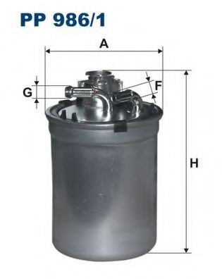 Топливный фильтр FILTRON PP986/1