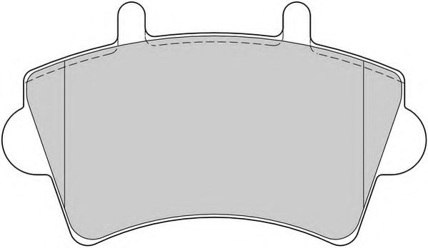 Комплект тормозных колодок, дисковый тормоз DURON DBP351452