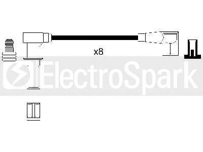 Комплект проводов зажигания STANDARD OEK826