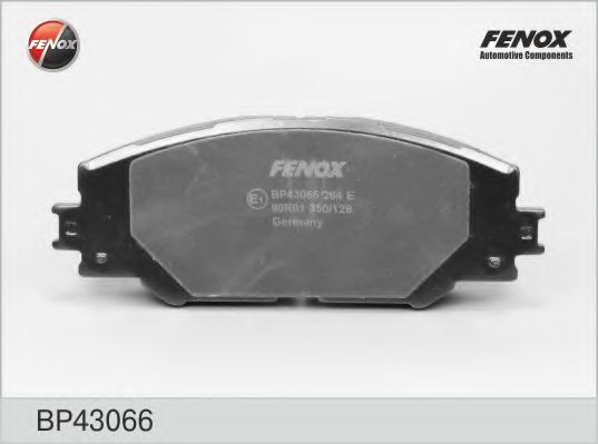 Комплект тормозных колодок, дисковый тормоз FENOX BP43066