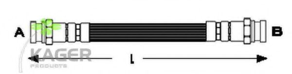 Тормозной шланг KAGER 38-0006