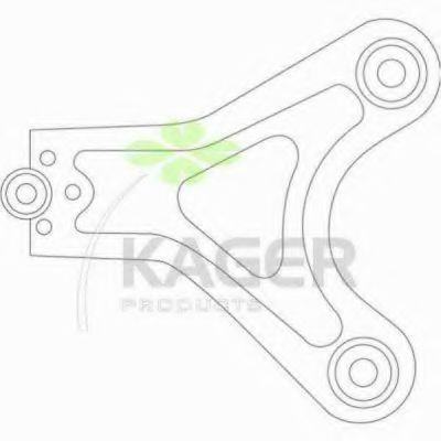 Рычаг независимой подвески колеса, подвеска колеса KAGER 87-0648