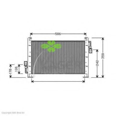 Конденсатор, кондиционер KAGER 94-5074