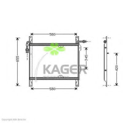 Конденсатор, кондиционер KAGER 94-5078