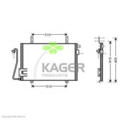 Конденсатор, кондиционер KAGER 94-5315