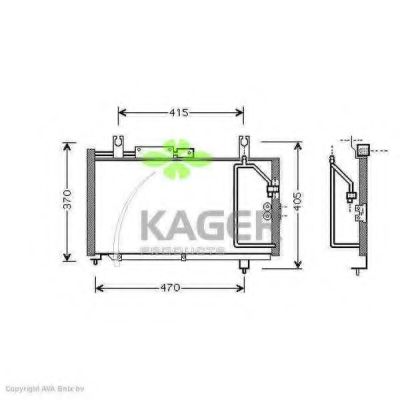 Конденсатор, кондиционер KAGER 94-5345