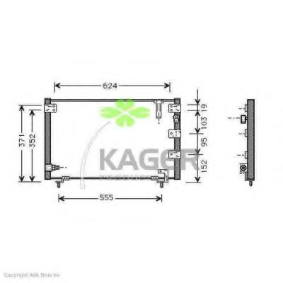 Конденсатор, кондиционер KAGER 94-6192