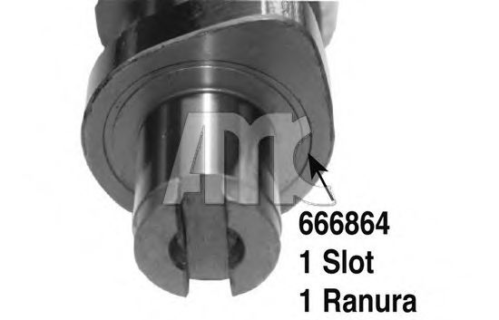 Распредвал AMC 666864