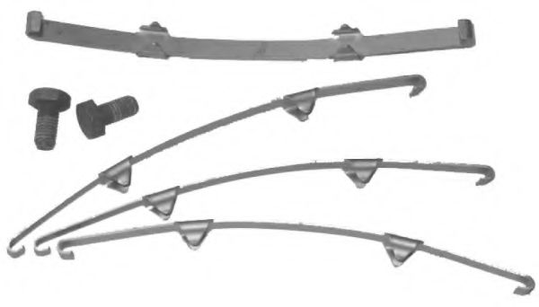 Комплект тормозных колодок, дисковый тормоз DON 29277