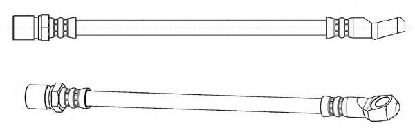 Тормозной шланг KAWE 510857