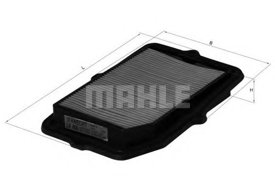 Воздушный фильтр MAHLE ORIGINAL LX 850