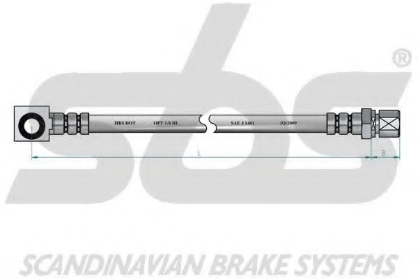 Тормозной шланг EURODEAL AUTOPARTS 50301