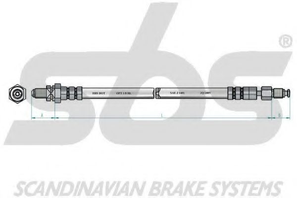 Тормозной шланг OJD (QUICK BRAKE) 42914