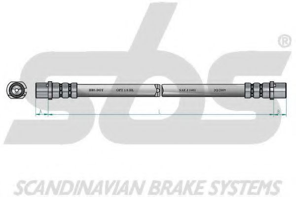 Тормозной шланг PEX 27062