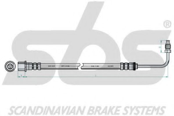 Тормозной шланг OJD (QUICK BRAKE) 37908