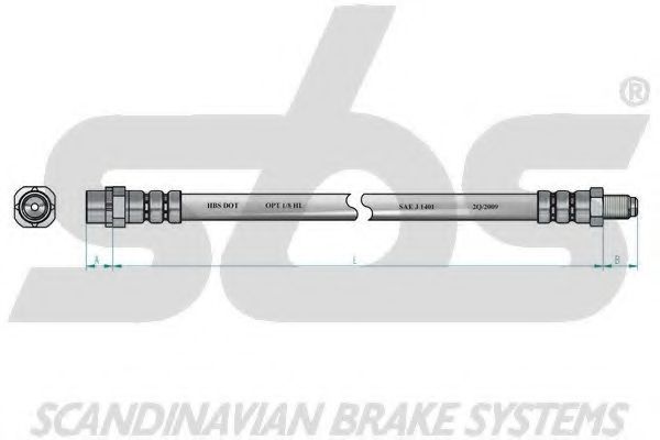 Тормозной шланг OJD (QUICK BRAKE) 32405