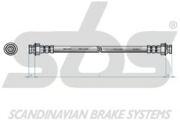 Тормозной шланг PEX 24003