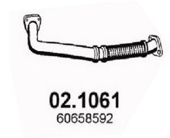 Труба выхлопного газа ASSO 02.1061