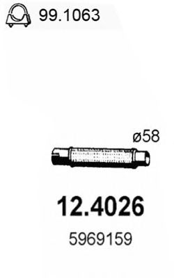 Труба выхлопного газа WALKER 09137