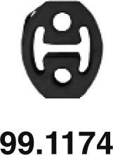 Кронштейн, система выпуска ОГ ASSO 99.1174