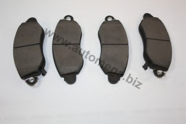 Комплект тормозных колодок, дисковый тормоз AUTOMEGA 30104650166